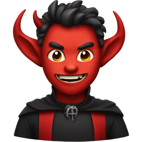 Cute devil emoji