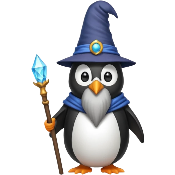 penguin wizard emoji