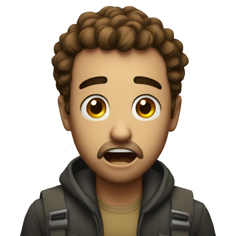 afraid emoji