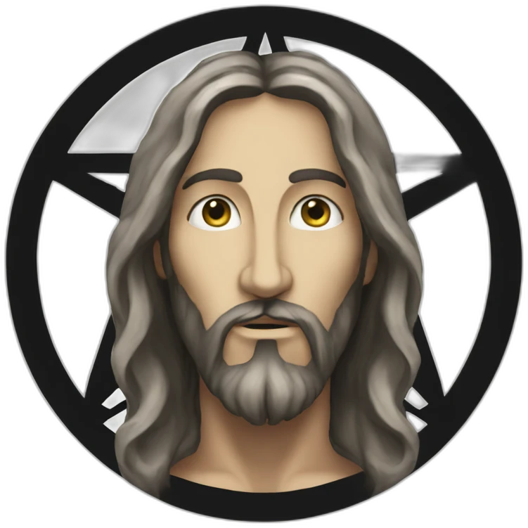 Pentagram jesus emoji