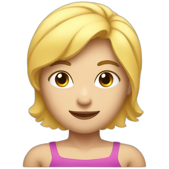body builder White girl shape emoji