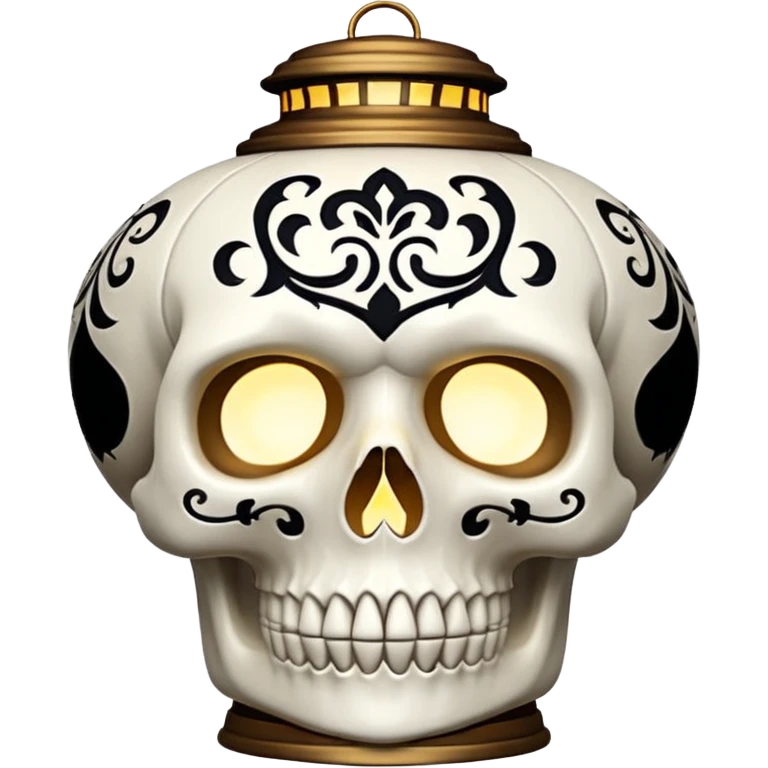 Skull Lantern emoji