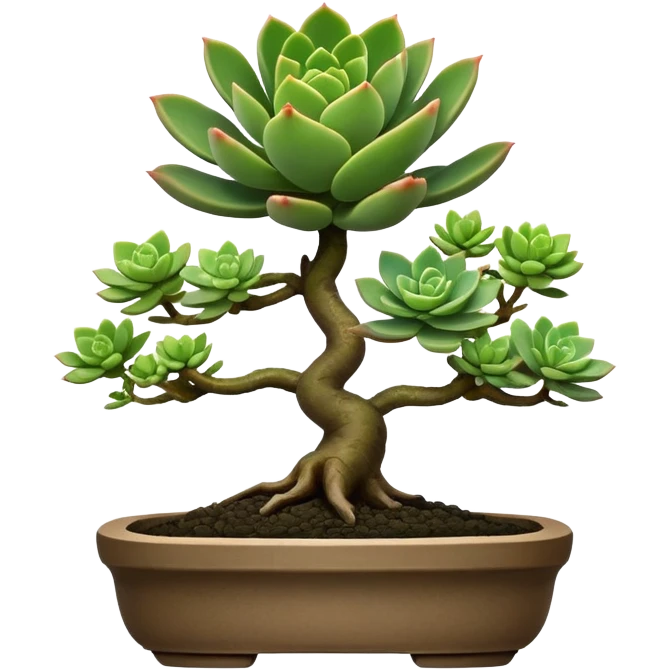succulent bonsai plant emoji