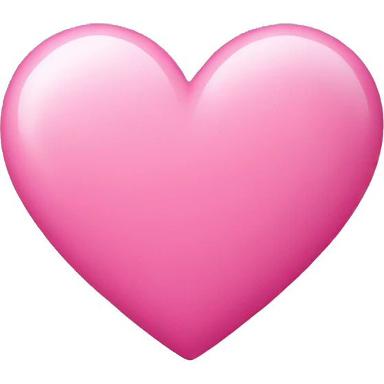 pink heart emoji