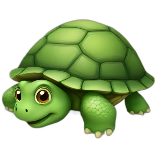 Turtle studying  emoji