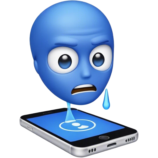 Blue screen of death emoji