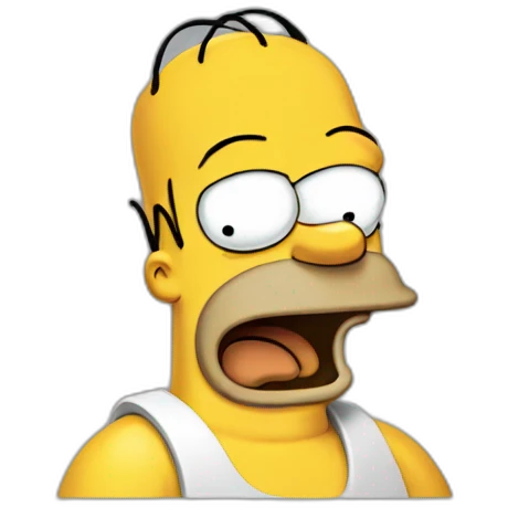 Homer simpson shocked emoji