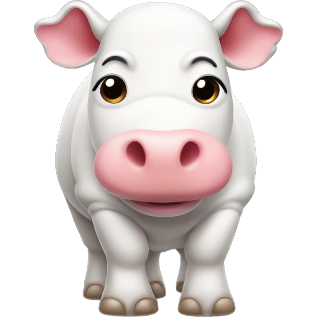Moo Deng the hippo emoji