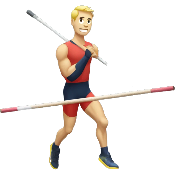 Male Pole Vaulter  emoji