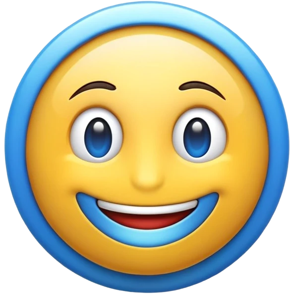 Crea un emoji de verificacion azul emoji
