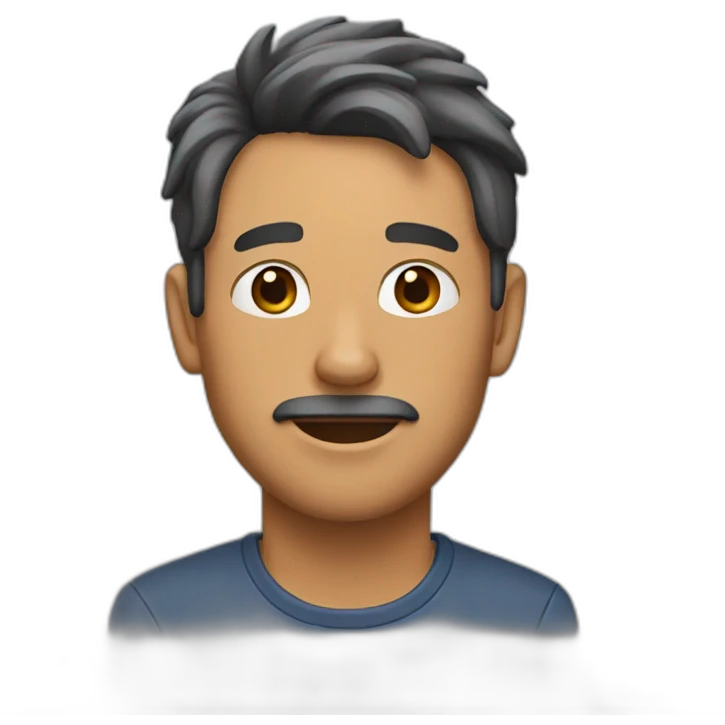 man with dog ears emoji