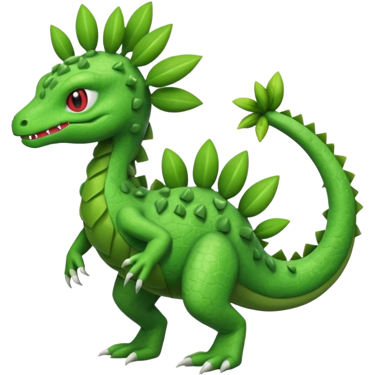 Shiftry-Cacturne-Grovyle-Fraxure-fusion emoji