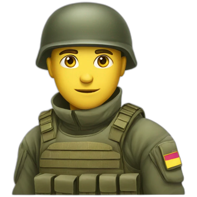 ukraine soldier emoji