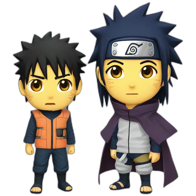 Naruto et sasuke emoji