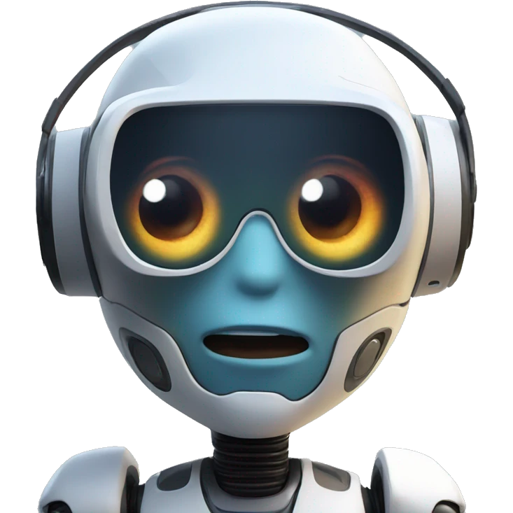 VR robot  emoji