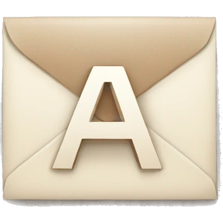 Letter a emoji