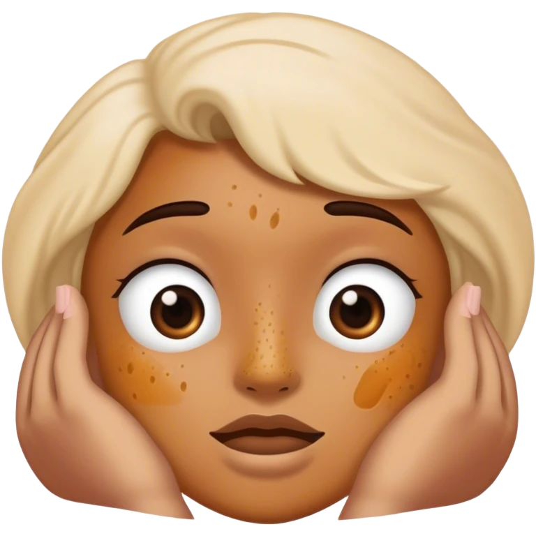 Hyperpigmentation meme emoji