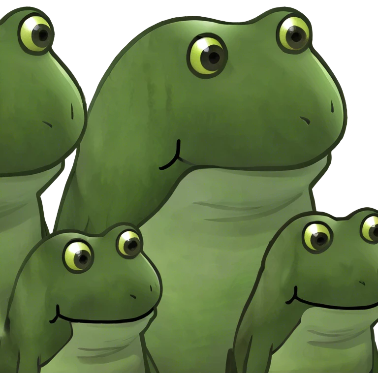 Frog army castle emoji