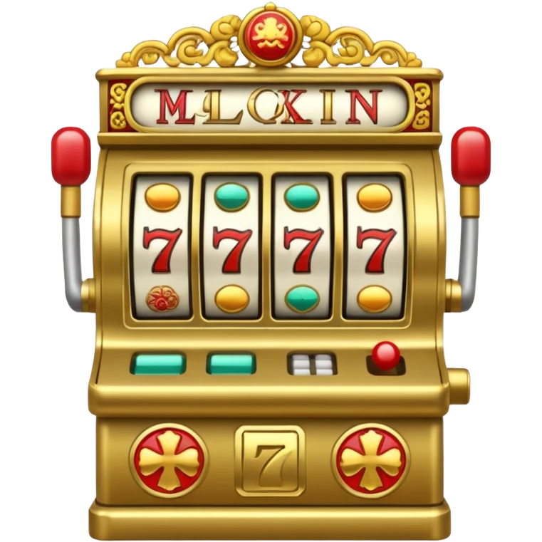 Slot machine, chinese emoji