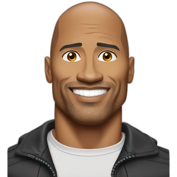 Dwayne Johnson emoji