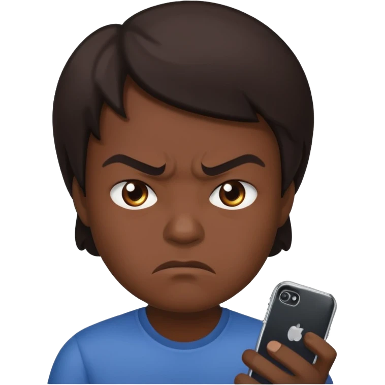 Scammer on a phone emoji