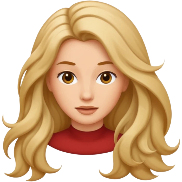 have more flow in the front of the hair emoji