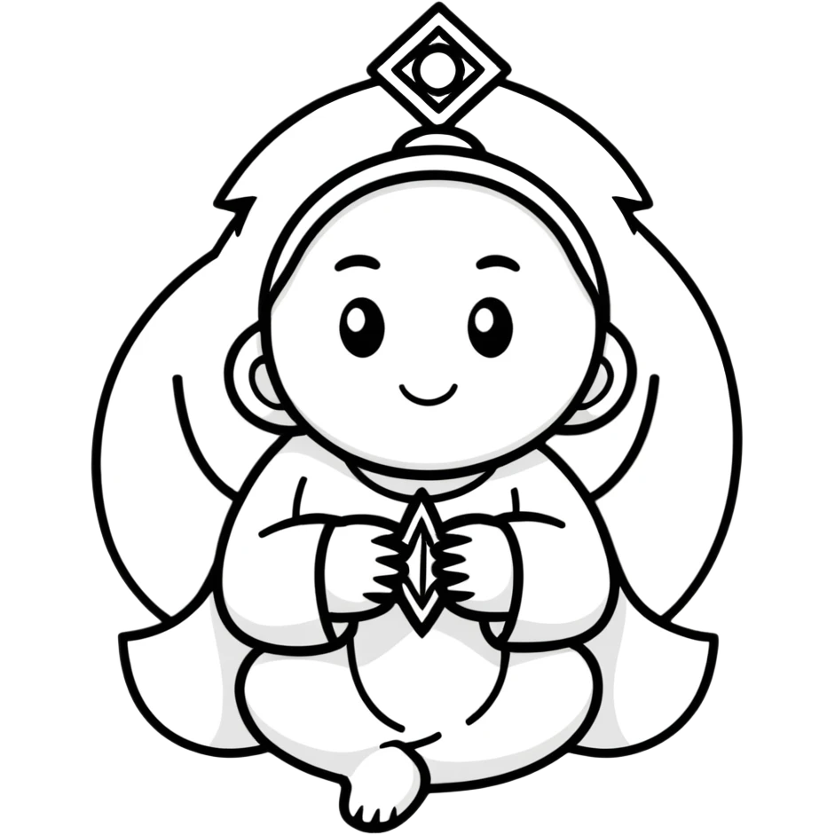 Cute god emoji