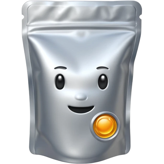 Space food pouch Slightly puffed up due to pressure. emoji