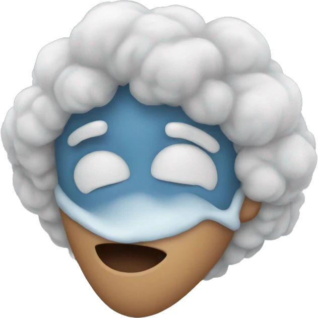 A Heart that is very cold  emoji
