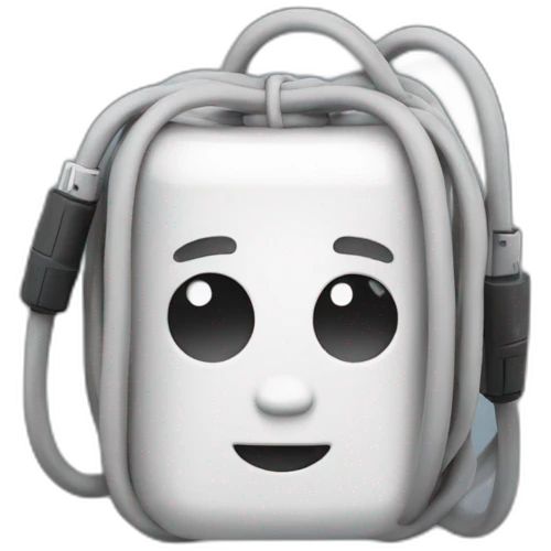 Cable con enchufe emoji