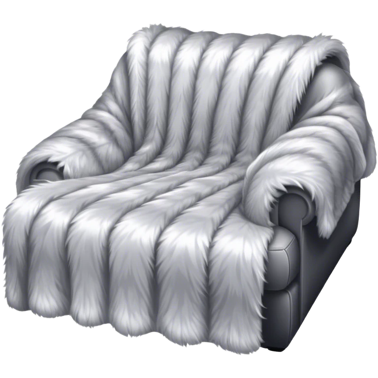 Silver fur blanket emoji