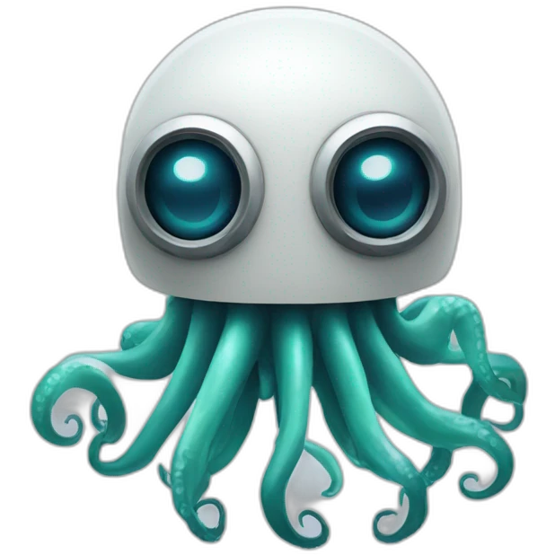Robot squid emoji
