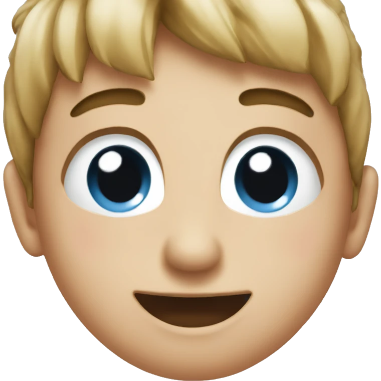 Blushing emoji