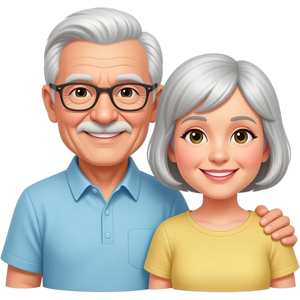 elderly couple emoji