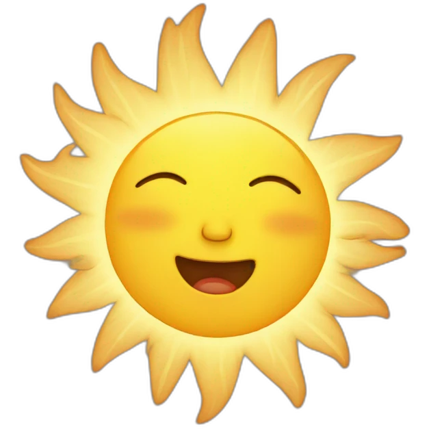 sun kiss emoji