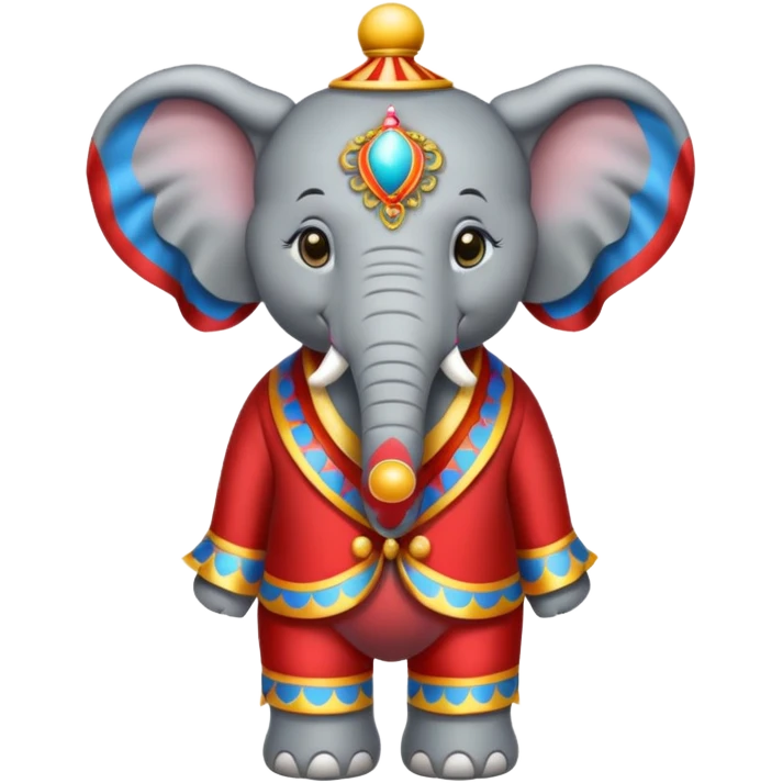 Elephant, circus cloth emoji