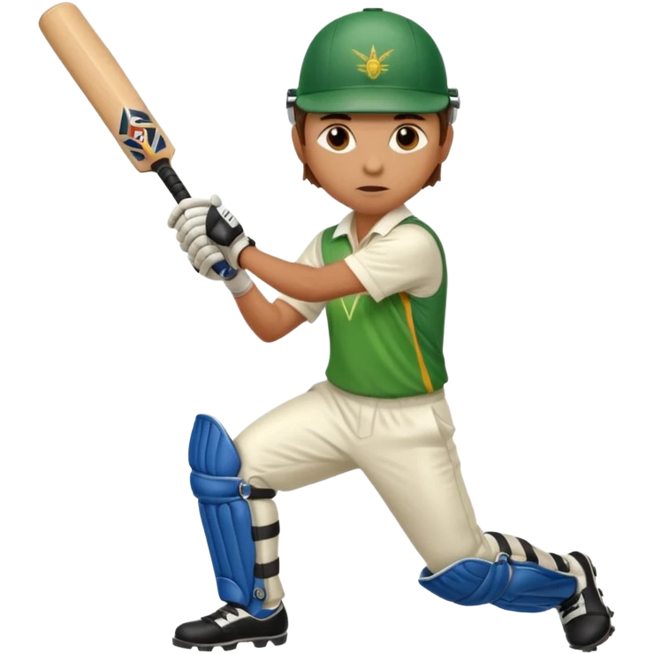 Playing cricket emoji