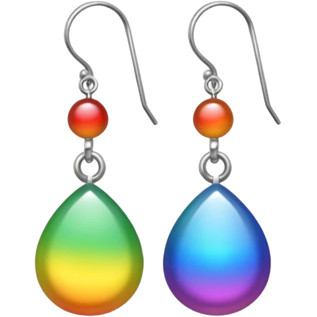 rainbow earring emoji