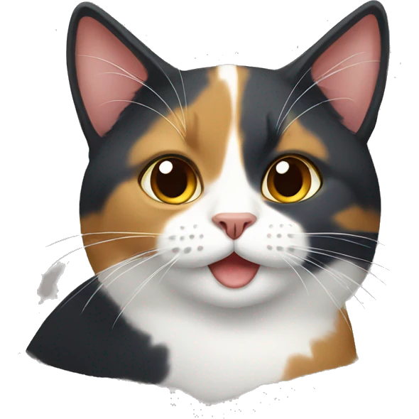 tricolor cat emoji