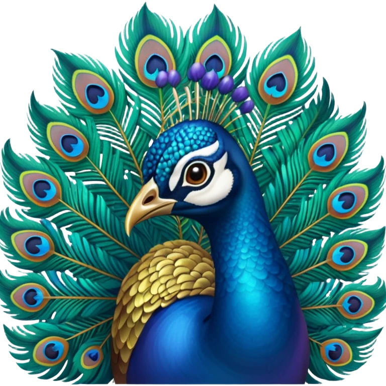 Peacock only one Features   emoji