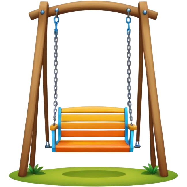 Swing in a park emoji