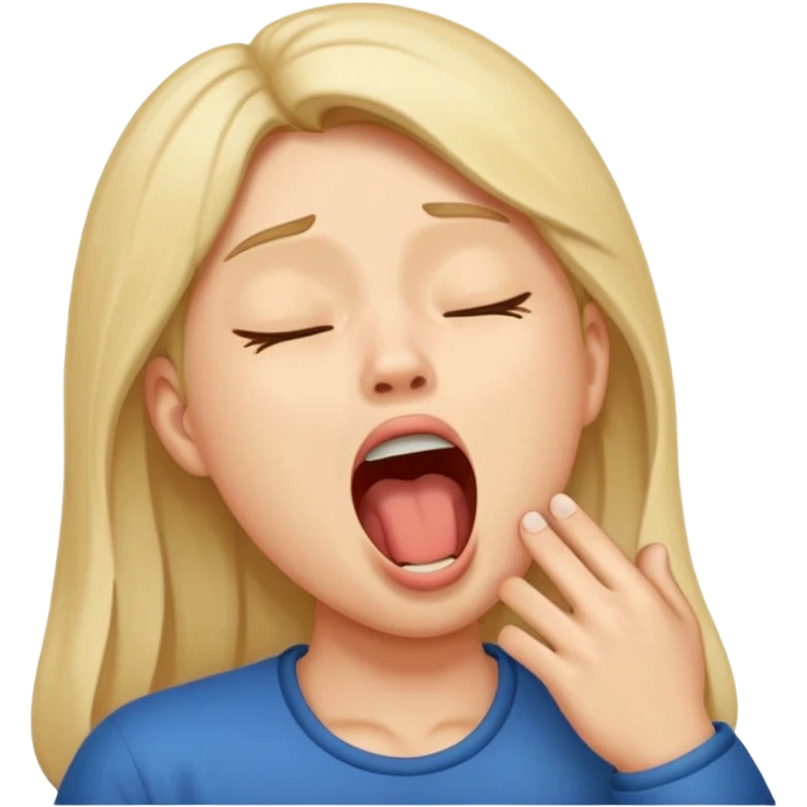 People Yawning without Hand emoji