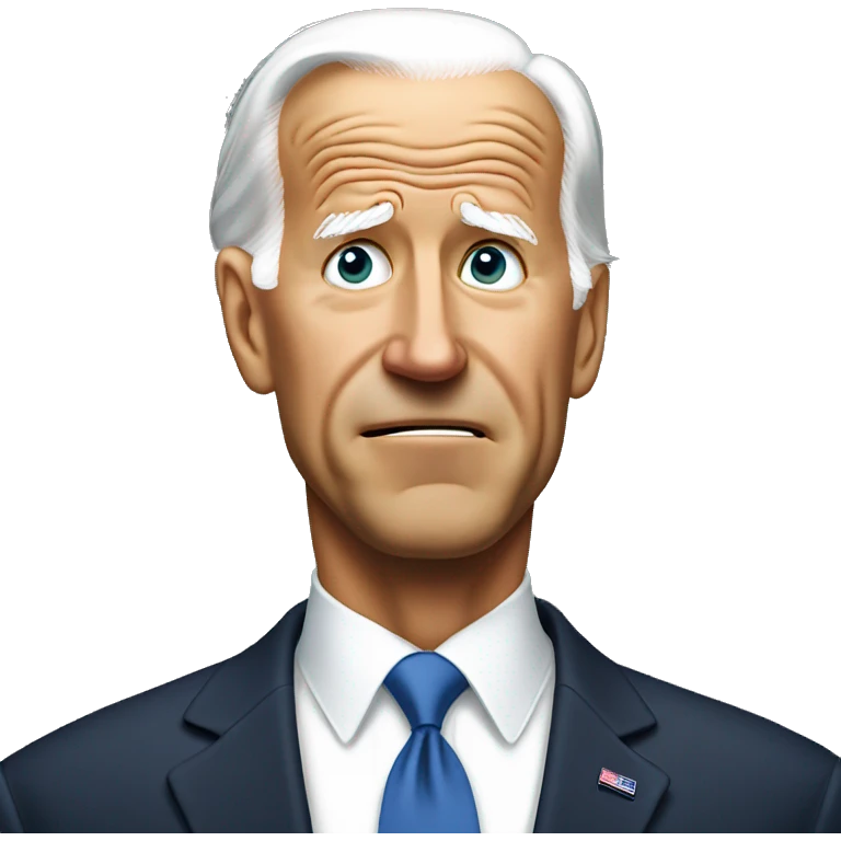 Biden confused emoji