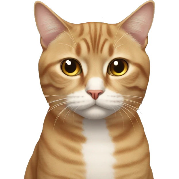 Unimpressed cat emoji