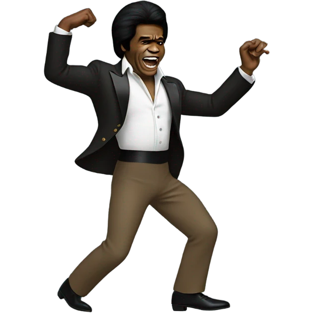 James Brown dancing emoji