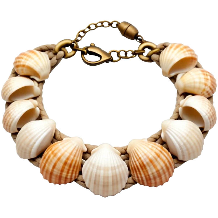 Seashell bracelet emoji