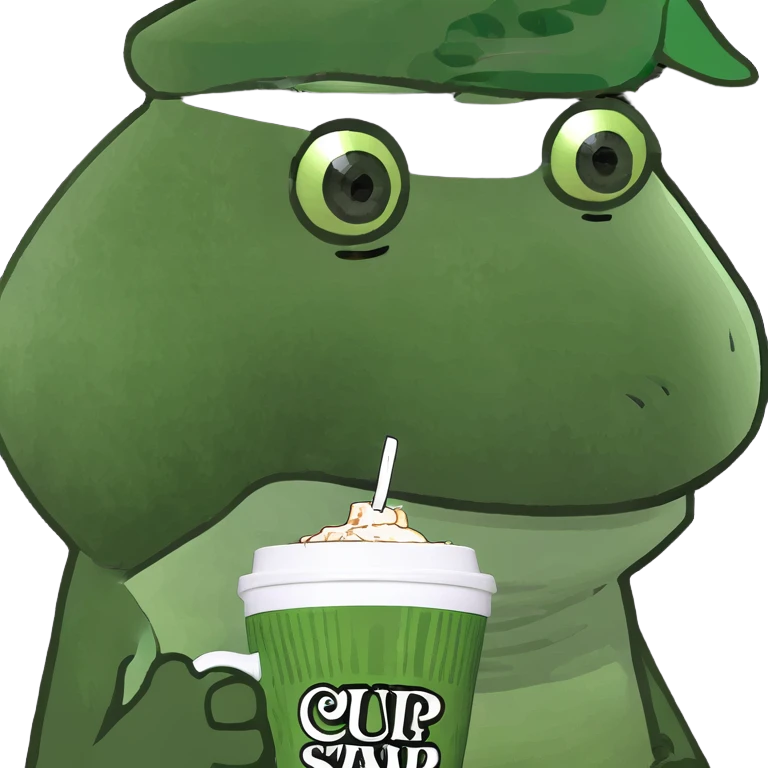 World in a cup with rap stars emoji