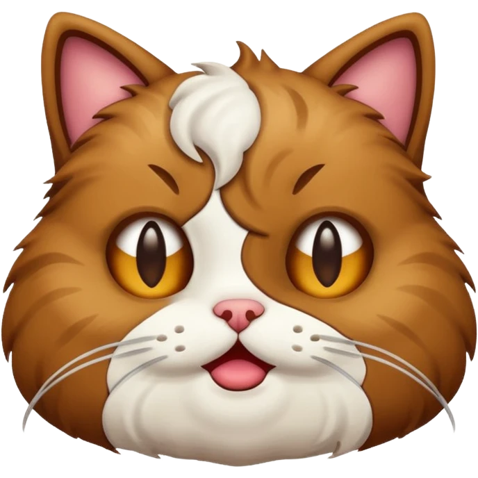 Gato con caca emoji