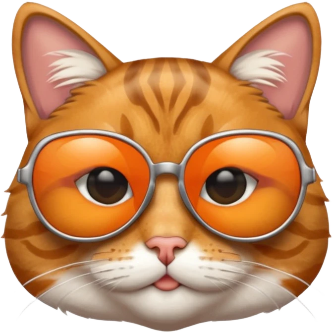 Cat wearing sunglasses emoji