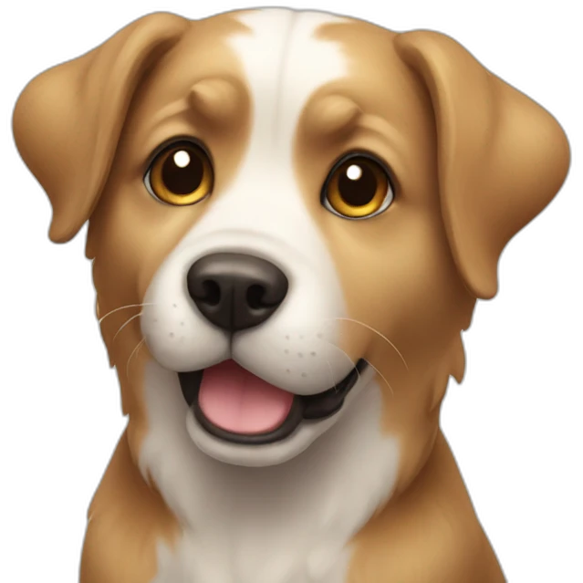 Cute dog emoji